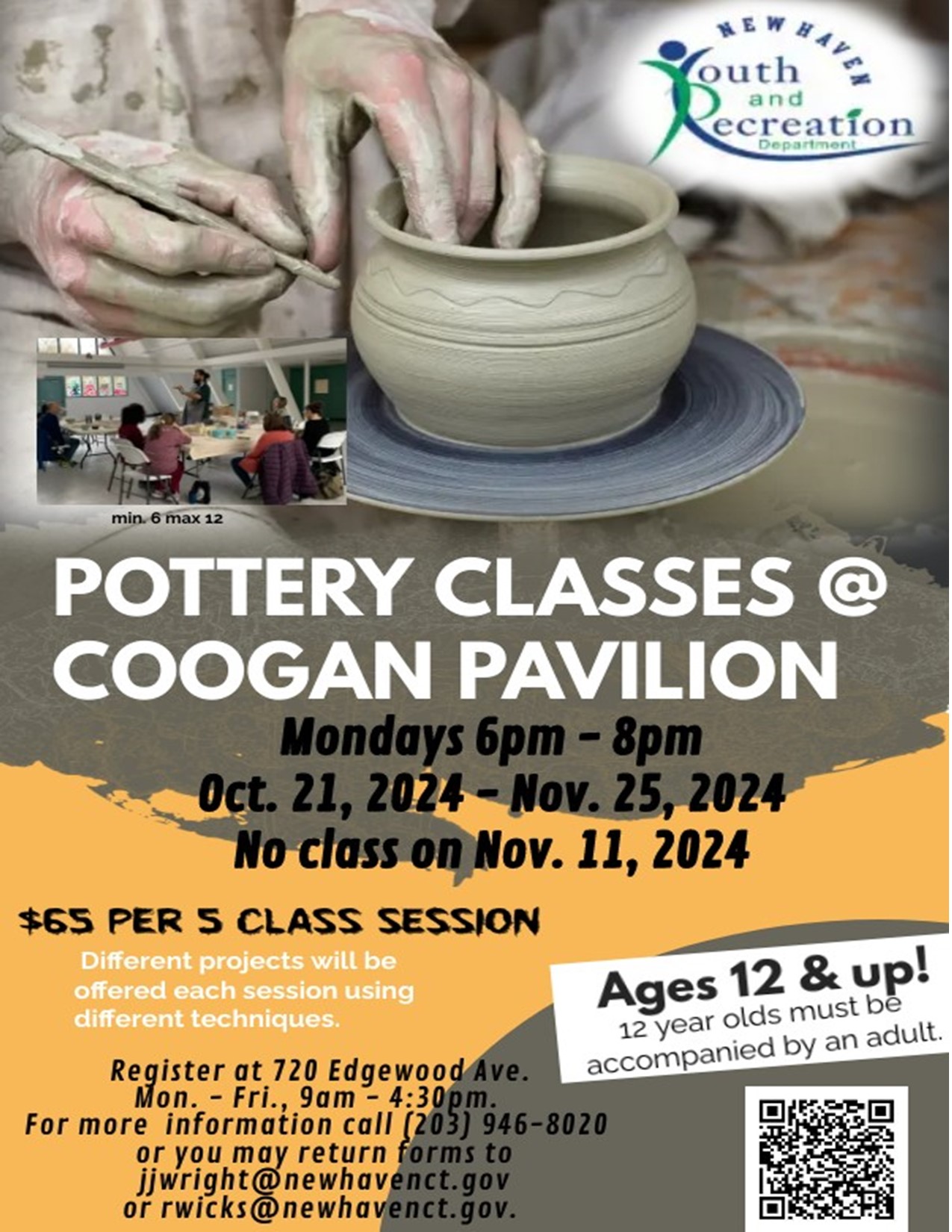 Pottery Classes October 2024